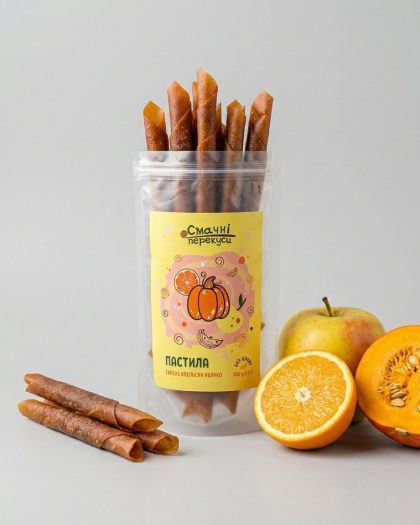 Пастила Гарбуз – Апельсин – Яблуко (100 г)