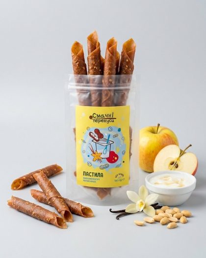 Пастила Пастила Ванільний йогурт – Яблуко – Арахіс (100 г)