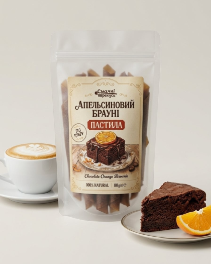 Пастила Апельсиновий Брауні (80 г)