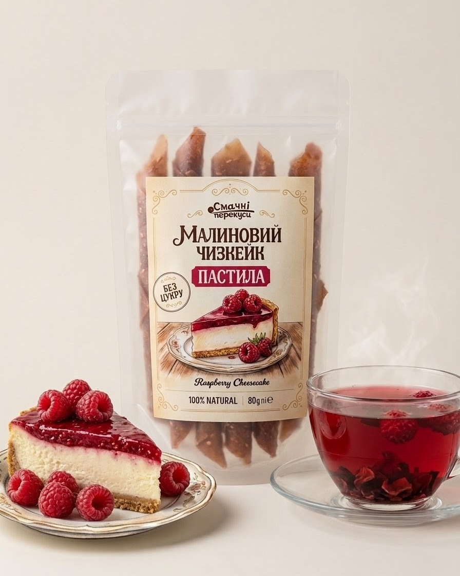 Пастила Малиновий Чизкейк (80 г)